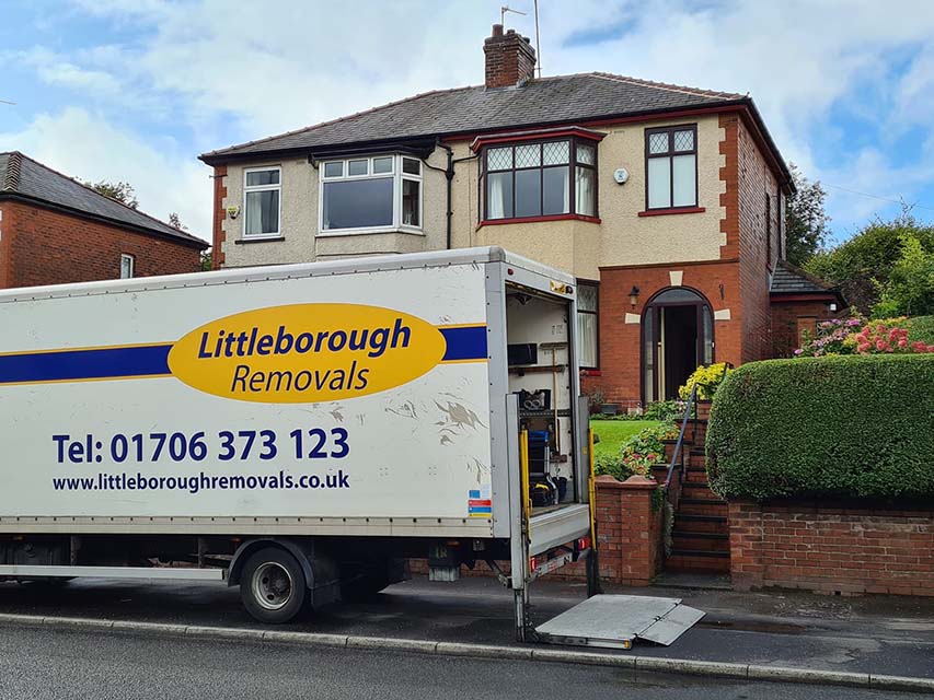 Littleborough Removals removing domestic property